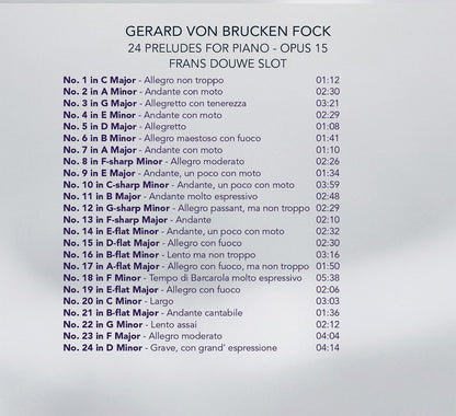 24 Preludes pour Piano Op 15