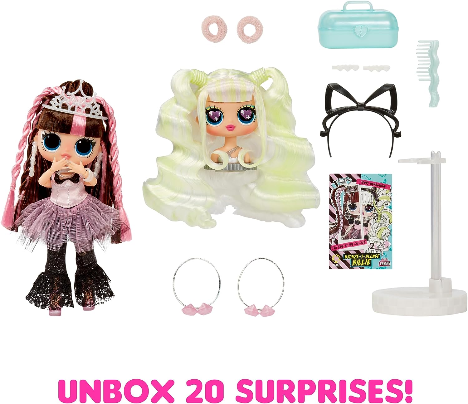 L.O.L. Surprise Tweens Surprise Swap Series - Bronze-2-Blonde Billie - Fashion Doll with 20+ Surprises Including Styling Head and Fabulous Fashions and Accessories – Great for Kids Ages 4+