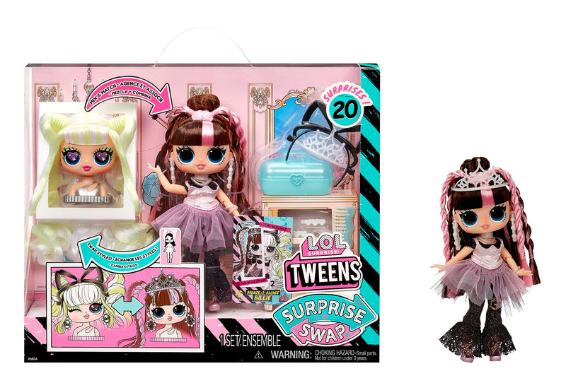 L.O.L. Surprise Tweens Surprise Swap Series - Bronze-2-Blonde Billie - Fashion Doll with 20+ Surprises Including Styling Head and Fabulous Fashions and Accessories – Great for Kids Ages 4+