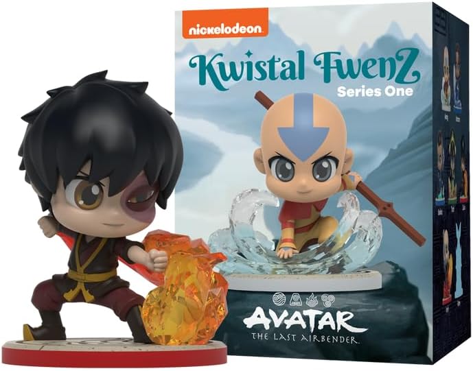 Mighty Jaxx Avatar the Last Airbender Kwistal Fwenz Series 1 | Blind Box Toy Collectible Figurines | One Pack - Contains One Random Figure