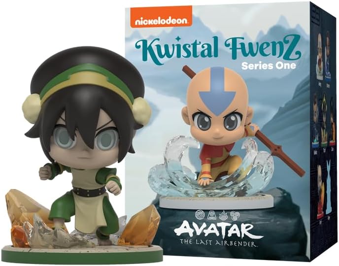 Mighty Jaxx Avatar the Last Airbender Kwistal Fwenz Series 1 | Blind Box Toy Collectible Figurines | One Pack - Contains One Random Figure
