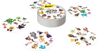 Zygomatic, Dobble Disney, Familienspiel, Kartenspiel, 2-8 Spieler, Ab 6+ Jahren, 15 Minuten, Deutsch, Mehrsprachig, 4. 90 Karten