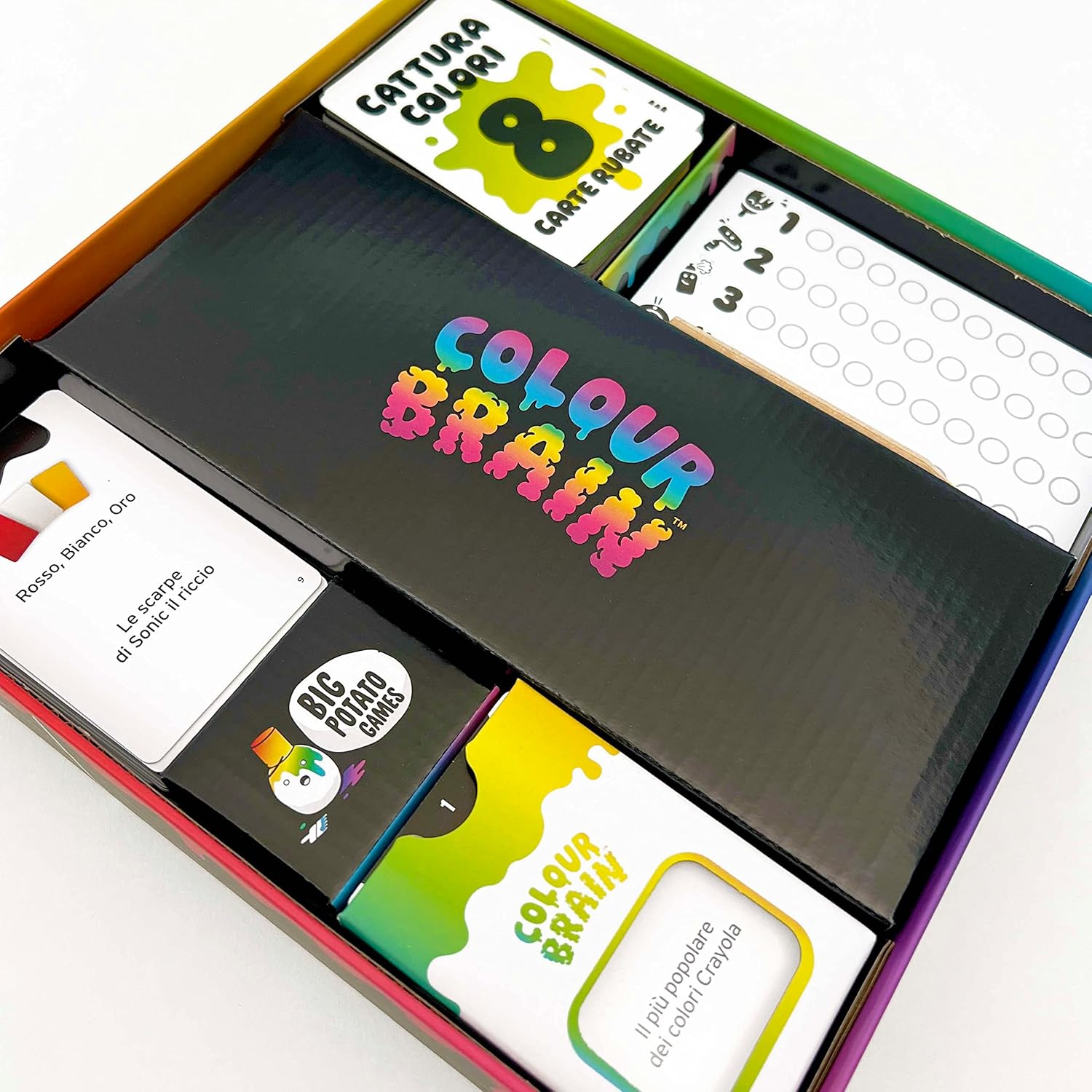 Asmodee - Colourbrain - Gioco da Tavolo, 2-20 Giocatori, 12+ Anni, Edizione in Italiano