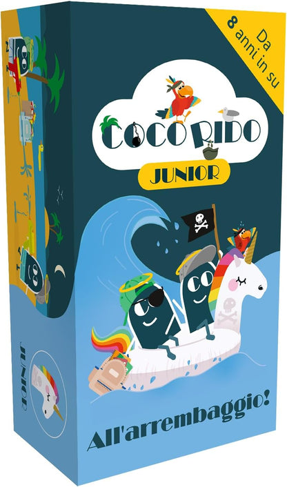 Asmodee Coco Rido Junior, Divertente Gioco da Tavolo per Tutti, 3-10 Giocatori, 8 + Anni, Edizione in Italiano