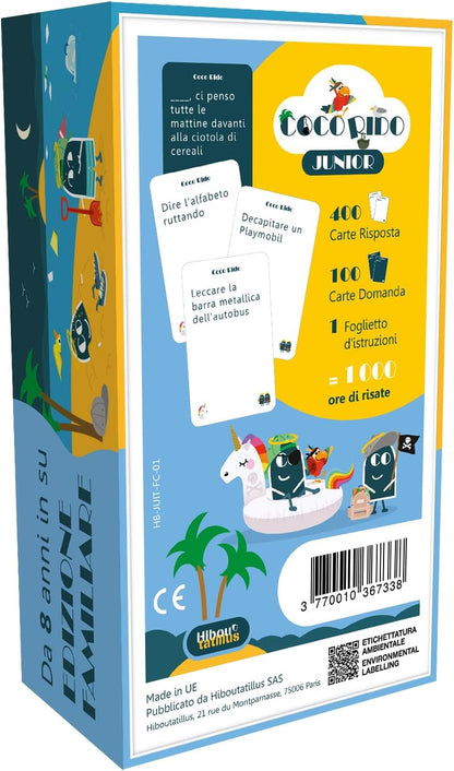 Asmodee Coco Rido Junior, Divertente Gioco da Tavolo per Tutti, 3-10 Giocatori, 8 + Anni, Edizione in Italiano