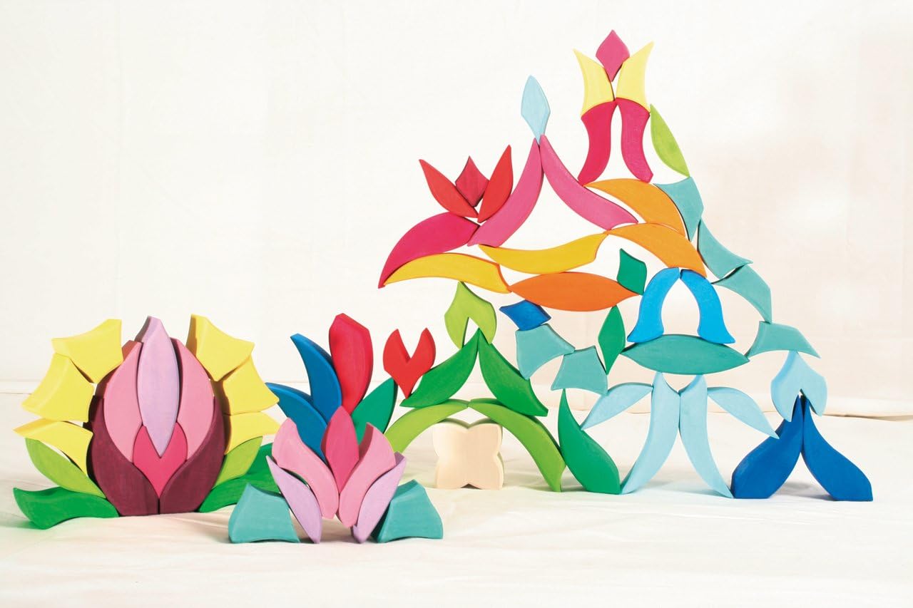 Grimm's 72-delige Grote Gekleurde Houten Mandala 43065
