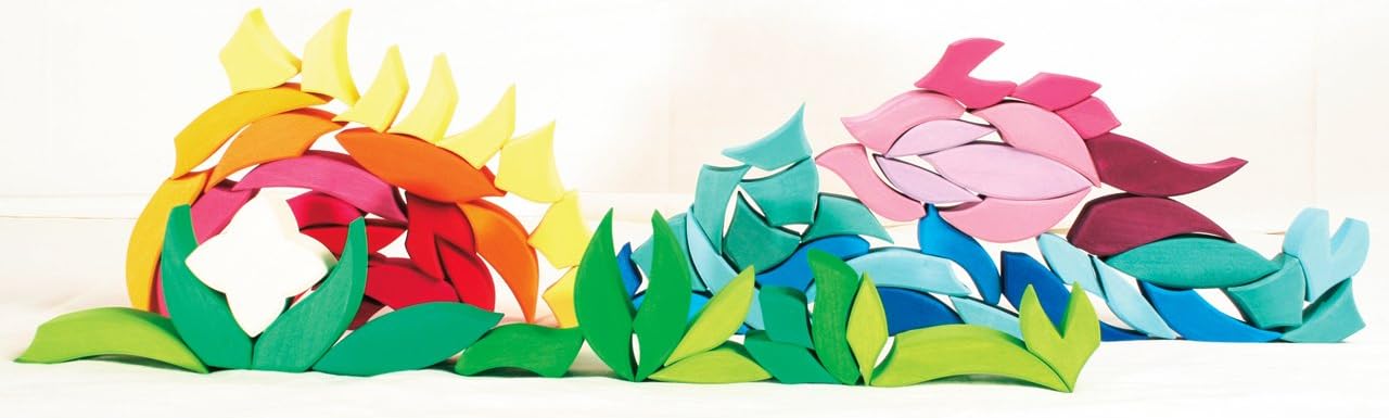 Grimm's 72-delige Grote Gekleurde Houten Mandala 43065