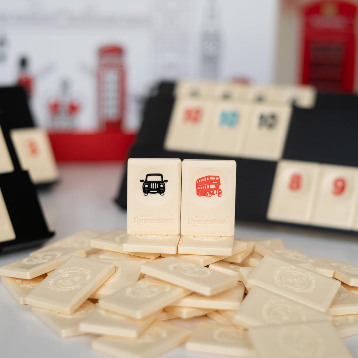 Rummikub IDEAL City Edition: Brings People Together | Family Games | 2-4 Players | Ages 8+