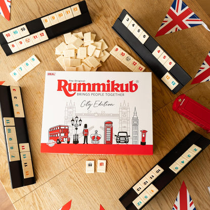 Rummikub IDEAL City Edition: Brings People Together | Family Games | 2-4 Players | Ages 8+