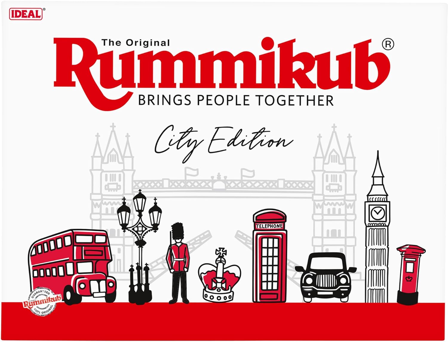 Rummikub IDEAL City Edition: Brings People Together | Family Games | 2-4 Players | Ages 8+