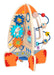 Tooky Toy TK333 Wooden Activity Rocket
