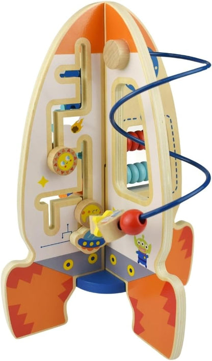 Tooky Toy TK333 Wooden Activity Rocket