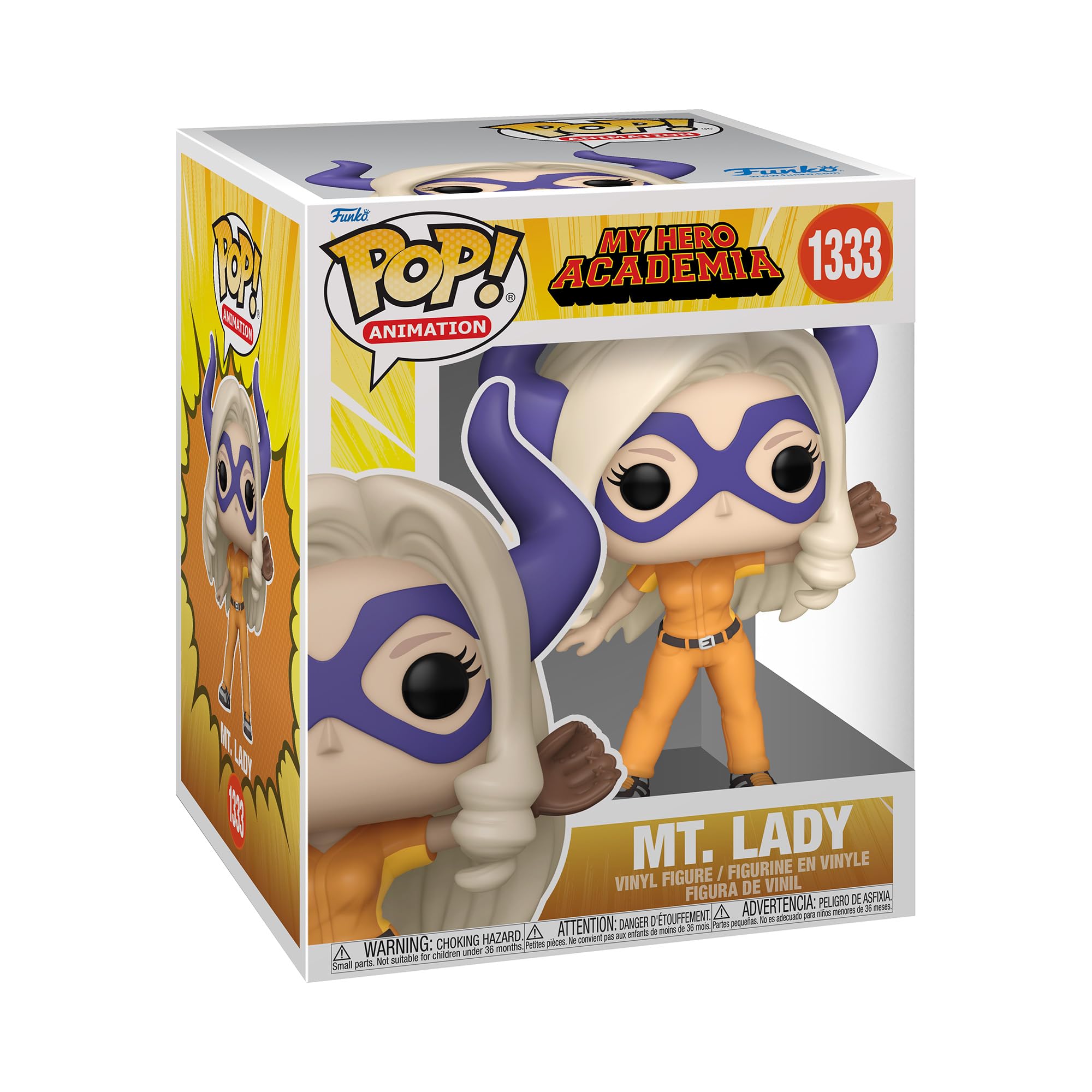 Funko POP! Super: MHA HLB - Mt. Mount Lady - (baseball) - My Hero Academia - Collectable Vinyl Figure - Gift Idea - Official Merchandise - Toys for Kids & Adults - Anime Fans