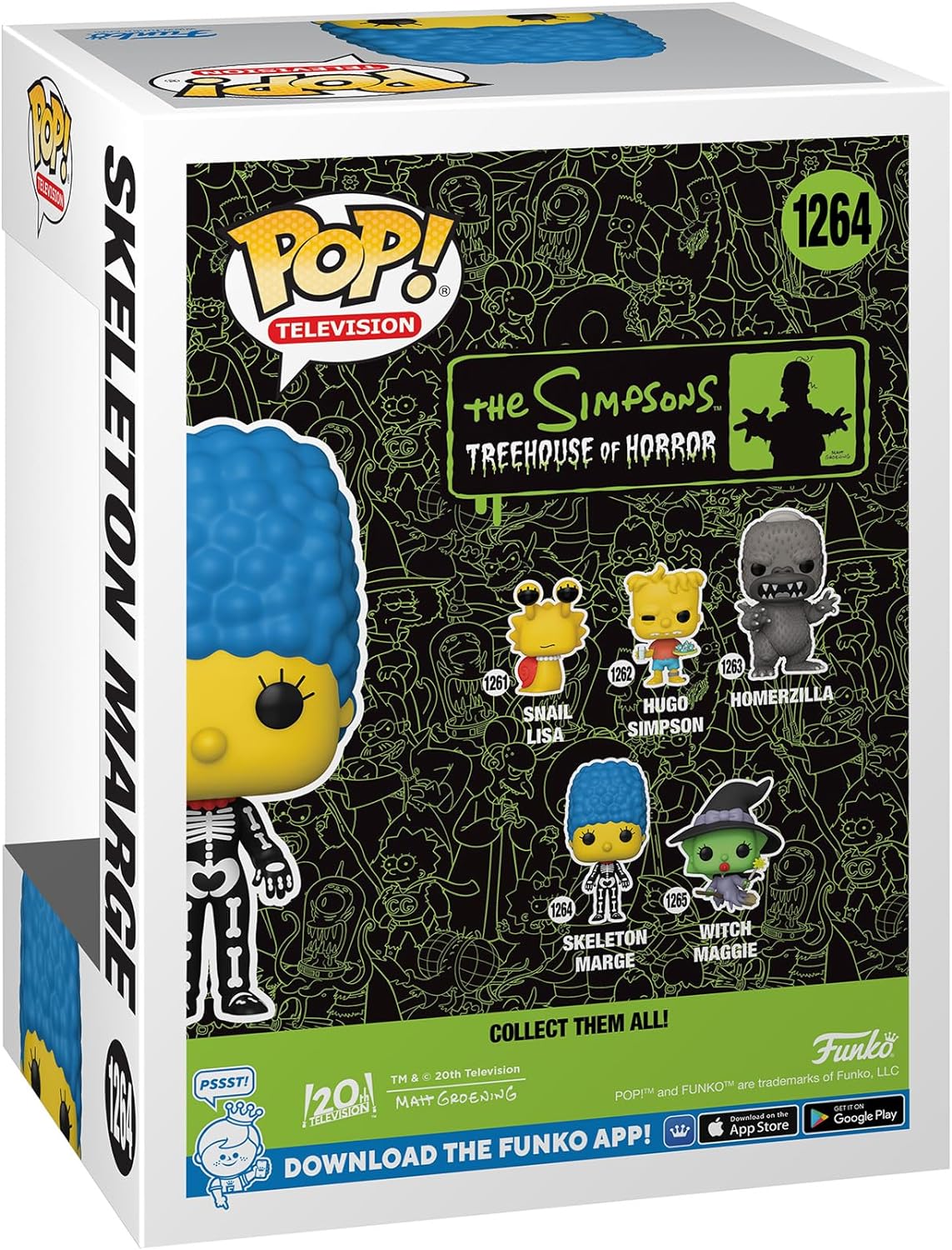 Funko POP! TV: Simpsons S9- Skeleton Marge Simpson - the Simpsons - Collectable Vinyl Figure - Gift Idea - Official Merchandise - Toys for Kids & Adults - TV Fans - Model Figure for Collectors