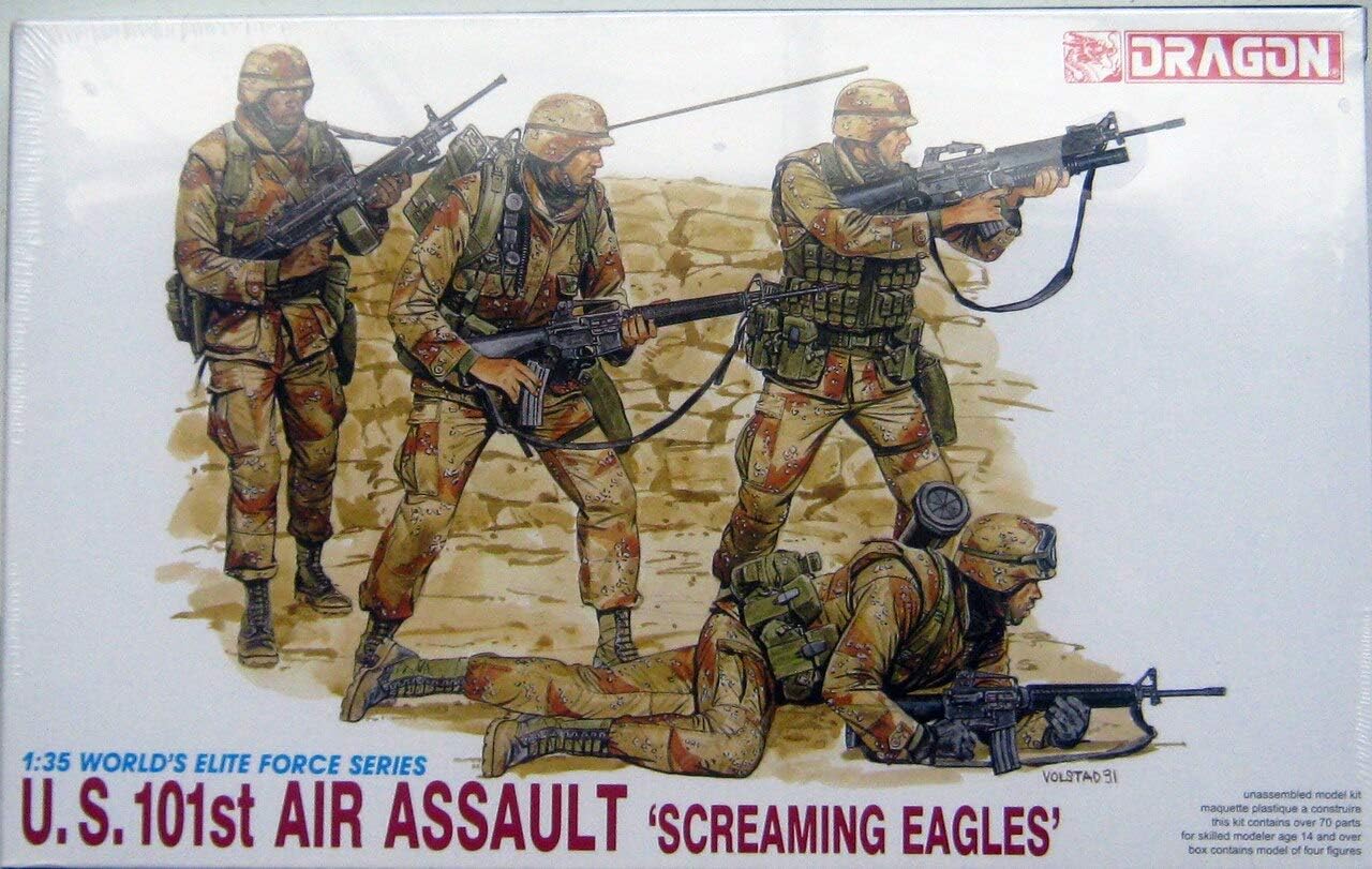 Dragon U.S. 101st Air Assault - Screaming Eagles 1:35 Scale Military Model Kit
