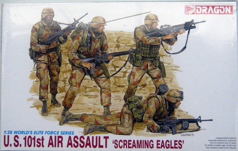 Dragon U.S. 101st Air Assault - Screaming Eagles 1:35 Scale Military Model Kit