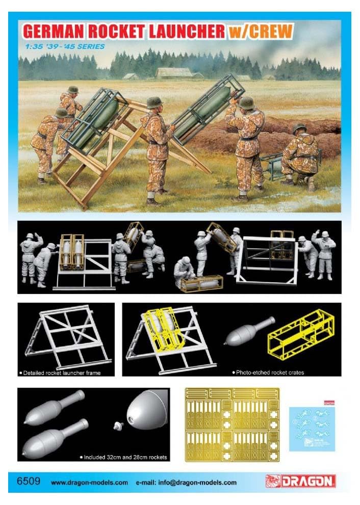 Dragon 1/35 German Rocket Launcher with Crew # 65