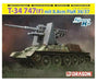 1/35 WW.II German T-34 747(r) 3.5 inches (8.8 cm) Flak 36/37 Mounted Plastic Model