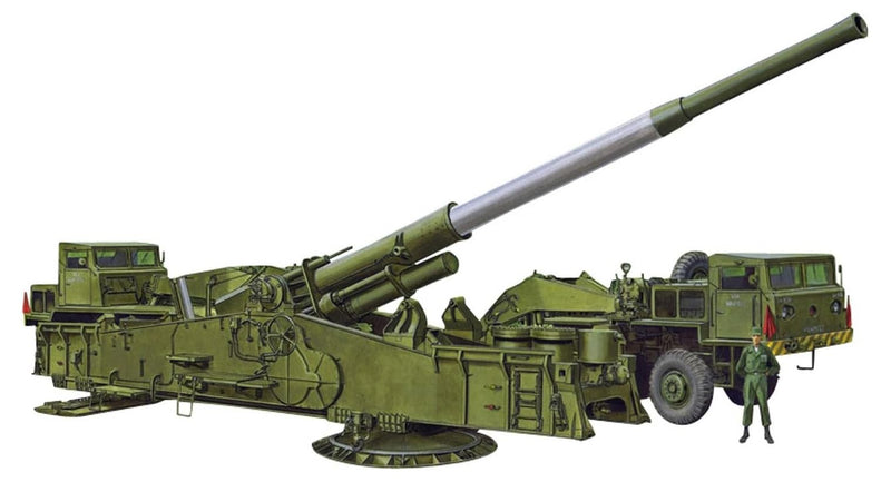 Dragon Models 1/72 M65 Atomic Annie Gun, Heavy Motorized 280mm Vehicle Model Building Kit