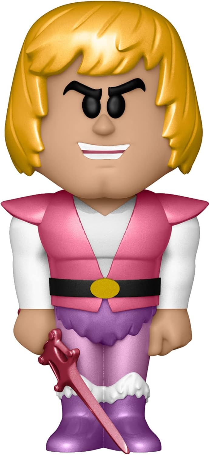 Funko Vinyl SODA, MOTU, Prince Adam, Metallic, 1/6 Odds for Rare Chase Variant, Masters Of the Universe, Amazon Exclusive, Collectable Vinyl Figure, Gift Idea, Official Merchandise