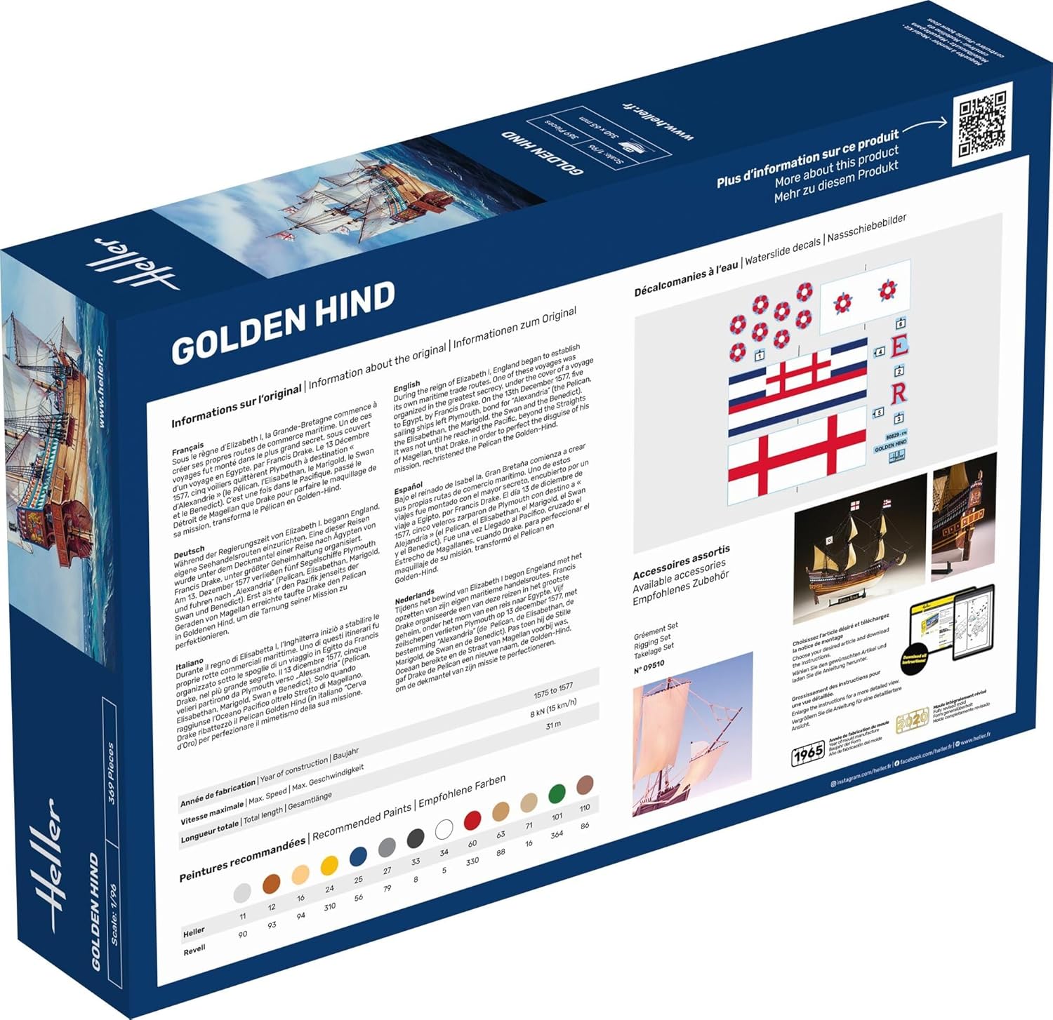 Maquette Bateau : Starter Kit : Golden Hind