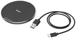 Hama"QI-FC10" Wireless Charger, 10 W, Wireless Smartphone Charging Pad, black