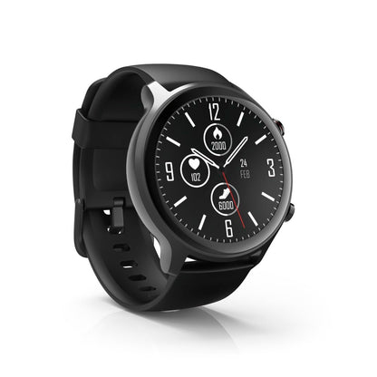 Hama Fit Watch 6910 3.25 cm (1.28") LCD 46 mm Grey GPS (satellite),Black Single