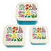 Rex London Wild Flowers Reusable BPA Free Snack Boxes (Set of 3