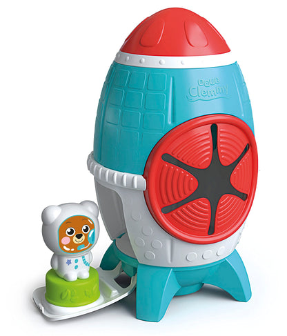 Clementoni 17806 Sensory Rocket, Clemmy Soft Blocks for 6 Months, Building Bricks Washable, Construction Kids, Early Development & Activity Toys, Made in Italy, Multicolor, 15 x 21 x 27,5 Soft Clemmy