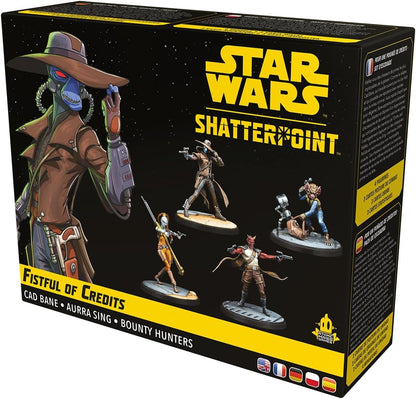 Atomic Mass Games | Star Wars Shatterpoint: Fistful of Credits Cad Bane | Expansión | Estrategia | A Partir de 14 Años | Para 2 Jugadores | 90 Minutos por Partida | Multilenguaje (incluye Español