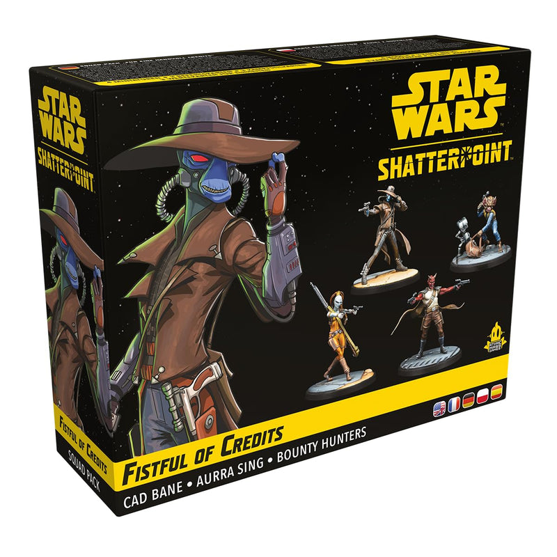 Atomic Mass Games | Star Wars Shatterpoint: Fistful of Credits Cad Bane | Expansión | Estrategia | A Partir de 14 Años | Para 2 Jugadores | 90 Minutos por Partida | Multilenguaje (incluye Español