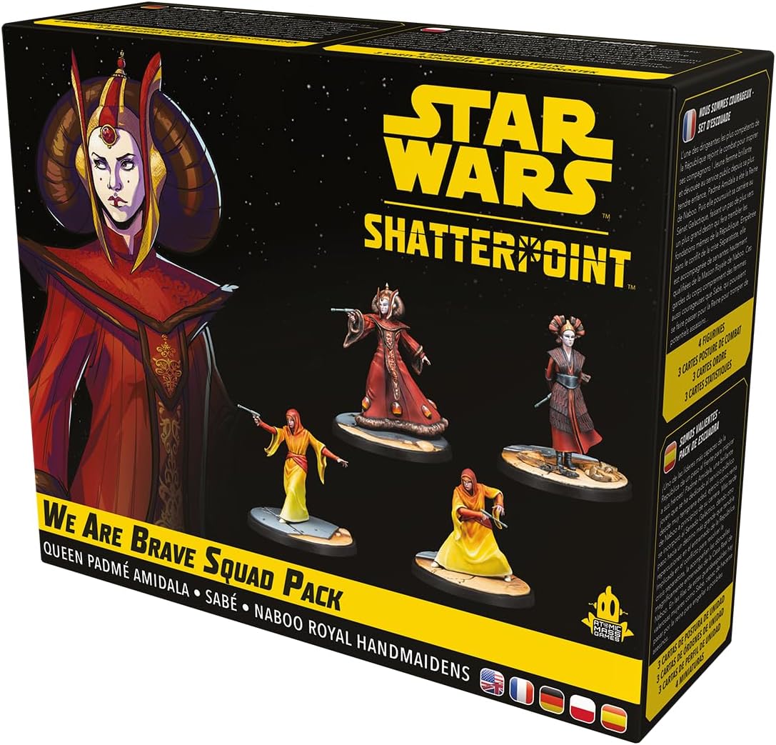 Atomic Mass Games | Star Wars Shatterpoint: We Are Brave | Expansión | Juego de Estrategia | A Partir de 14 Años | Para 2 Jugadores | 90 Minutos por Partida | Multilenguaje (incluye Español