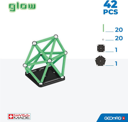 Geomag - Glow Recycled, 329, White