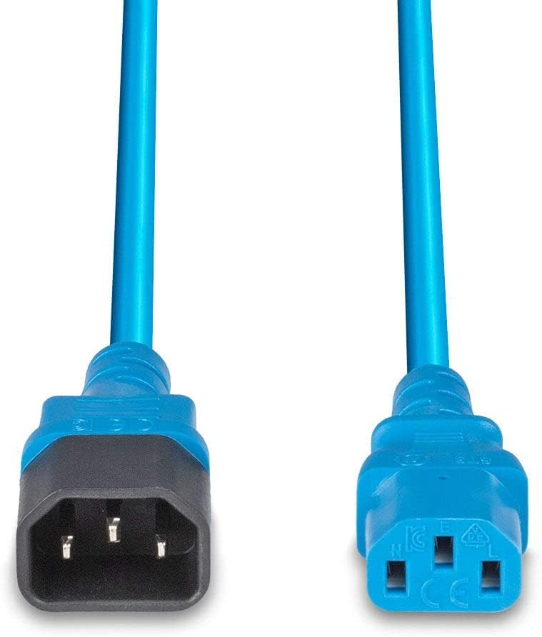 LINDY 30470 0.5m IEC C14 to IEC C13 Extension Power Cable