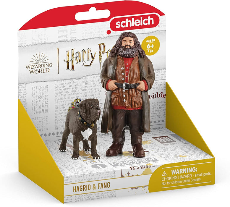 schleich 42638 Hagrid & Fang, ab 6 Jahren, Harry Potter - Spielfigur, 8 x 11,5 x 13 cm, Mehrfarbig/Meereswellen (Ocean Tides