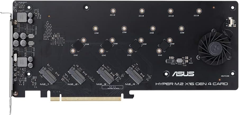 Tarjeta ASUS Hyper M.2 X16 Gen 4 Card (Accesorio Placa
