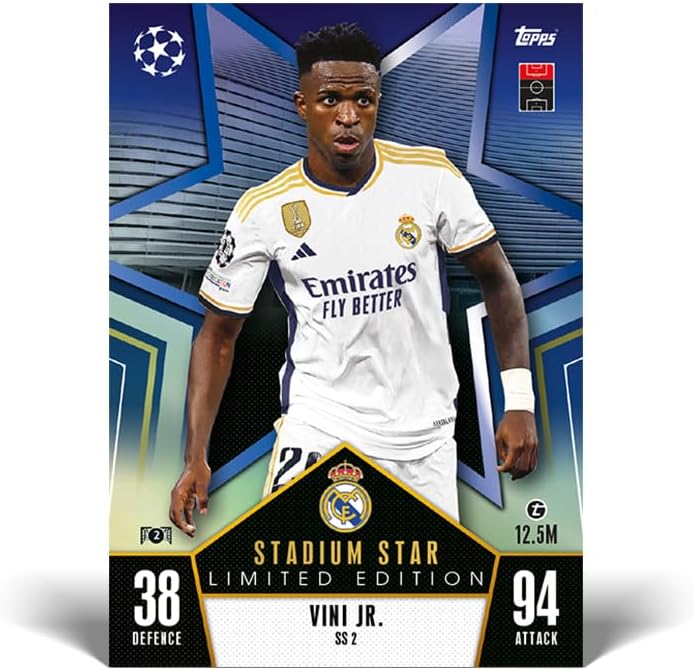 Topps Match Attax 23/24 - Mega Tin 1 - contains 66 Match Attax cards plus 4 exclusive Stadium Stars Limited Edition cards