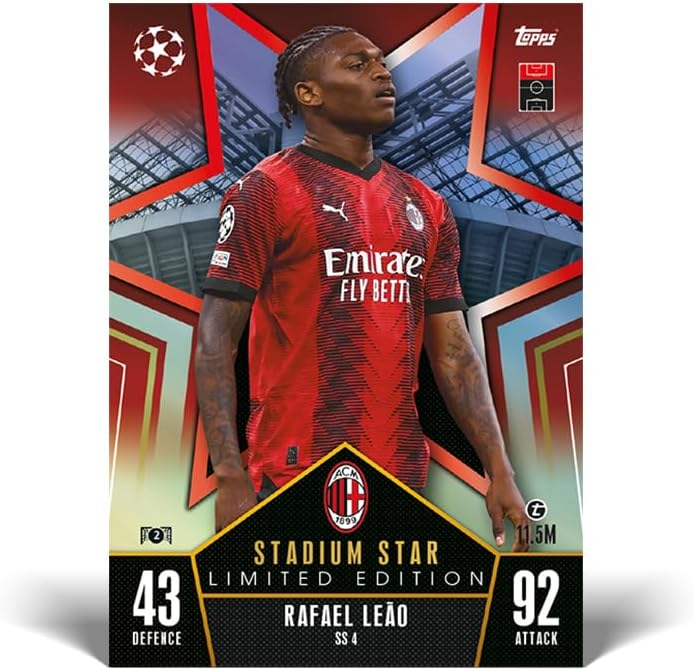 Topps Match Attax 23/24 - Mega Tin 1 - contains 66 Match Attax cards plus 4 exclusive Stadium Stars Limited Edition cards