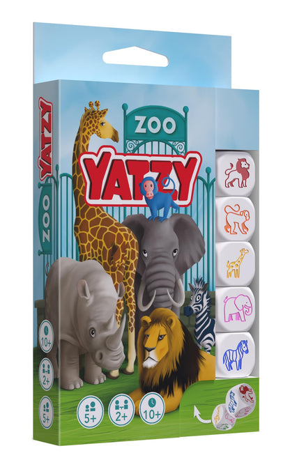 SmartGames - Zoo Yatzy, Multiplayer Dice Game, Ages 5+