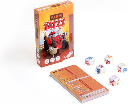 SmartGames - Farm Yatzy, Multiplayer Dice Game, Ages 5+