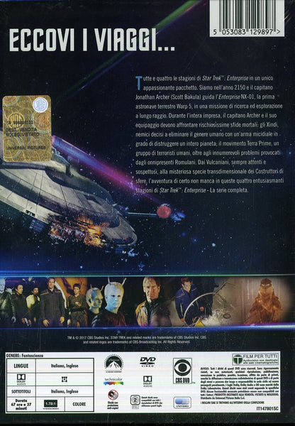 Star Trek Enterprise - Collezione Completa Stagioni 1-4 (Box Set) (27 DVD)