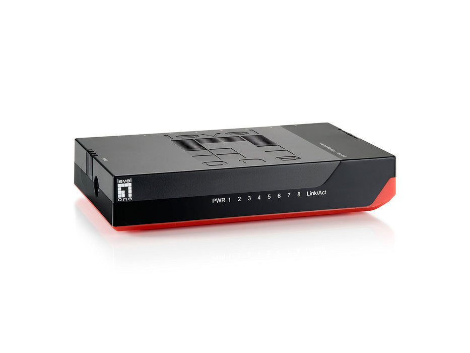 LevelOne 8-Port Gigabit Desktop/Wall Mountable Switch(GSW-0807