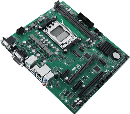 ASUS PRO A620M-C-CSM Motherboard Socket AMD AM5 (Ryzen AM5, mATX, DDR5, M.2 PCIe 4.0, 1Gb Ethernet, USB 3.2 Gen 2 Type-C, Front USB 3.2 Gen 1 Header