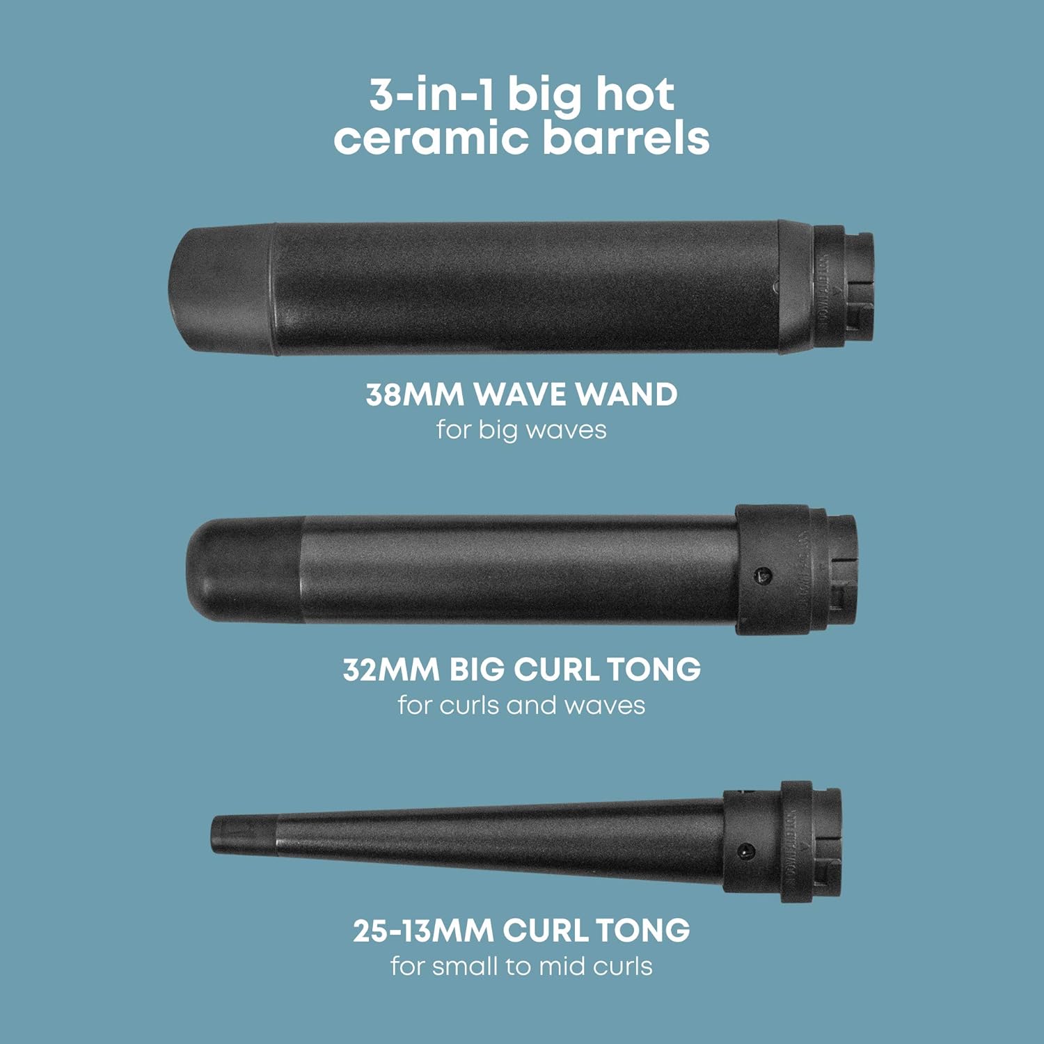 Revamp Progloss Multiform Curl & Waves 3In1 Hair Styler Wd-1500
