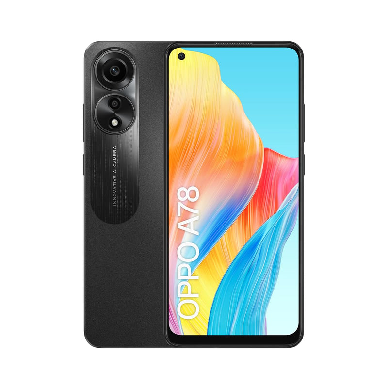 OPPO A78 16,3 cm (6.43") Double SIM Android 13 4G USB Type-C 8 Go 128 Go 5000 mAh Noir