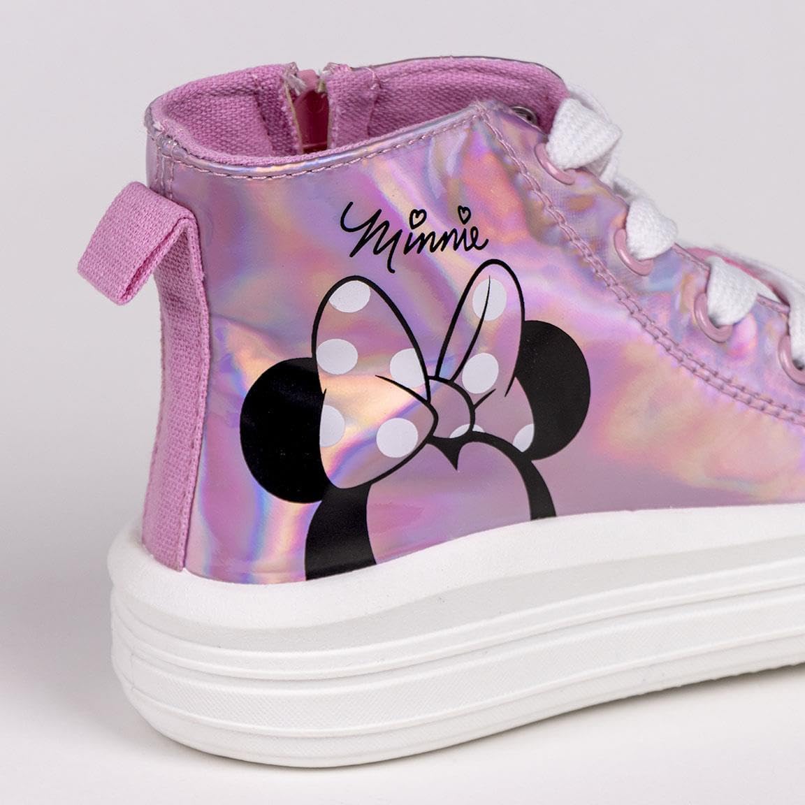 Disney Unisex Kid's Minnie Mouse High Top Sneakers