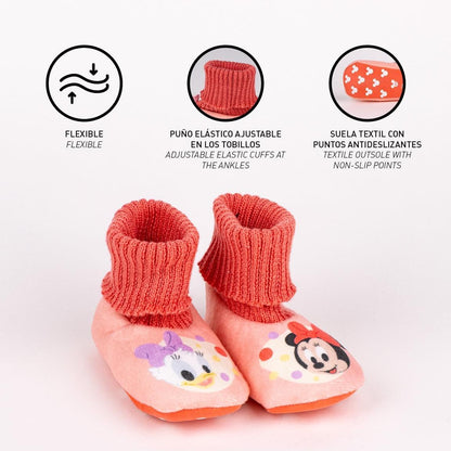 House Slippers Minnie Mouse Pink (Size: 22)