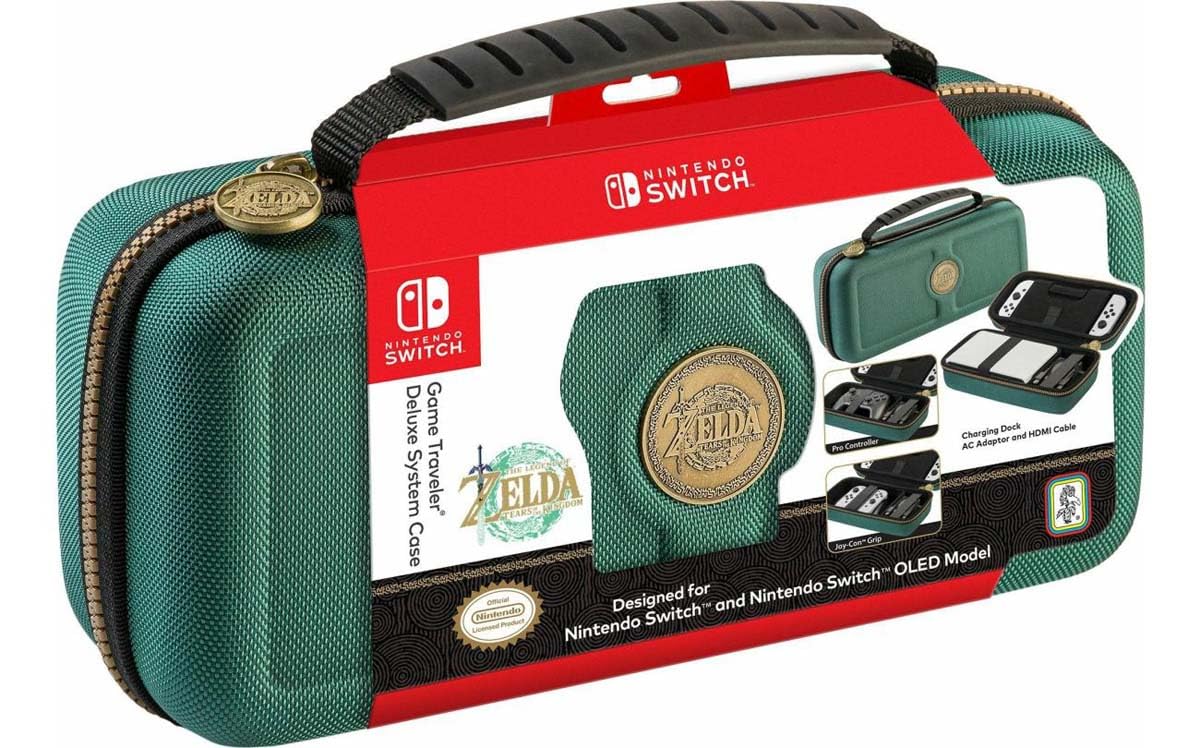 THE LEGEND OF ZELDA OLED NINTENDO SWITCH TRAVEL CASE - GREEN (SWITCH