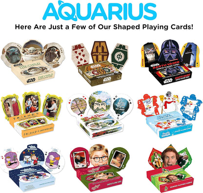 AQUARIUS Friends Playing Cards - Friends Shaped Deck of Cards for Your Favorite Card Games - Officially Licensed Friends TV Show Merchandise & Collectibles