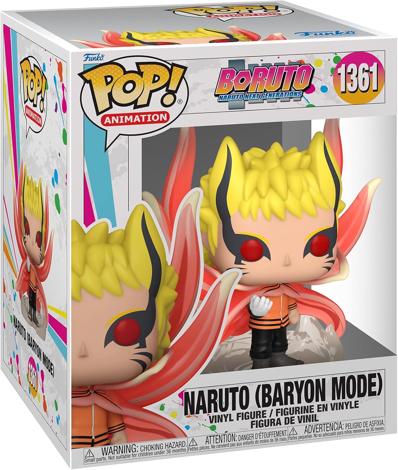 Narut o : P o p ! Animation Vinyl Figurine Bundle with 1 Compatible Protector (1361-66452 - B